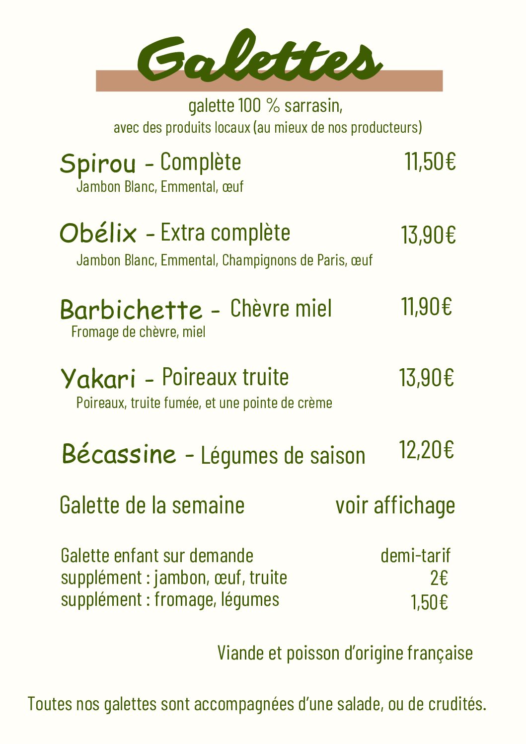 Galette Salé Angoulême 